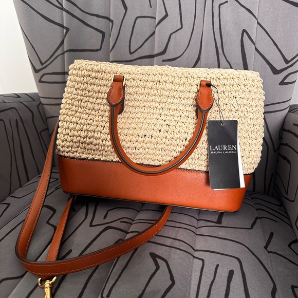 Gorgeous brand, new raffia, Ralph Lauren, straw vintage hand that - Picture 5 of 6